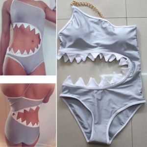 NWOT Shark Bite One Piece Bathing Suit